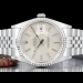 Rolex Datejust 36 Argento Jubilee Silver Lining Dial 16234 